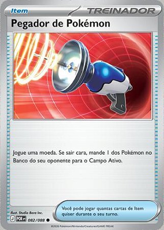 Pegador de Pokémon (082/88) ( Reverse Foil - Equilibrio Perfeito NM )