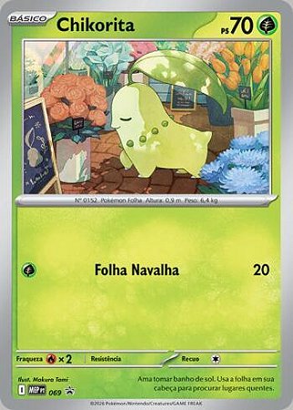 Chikorita (069/∞) ( Foil - Mega Evolution Promos NM )
