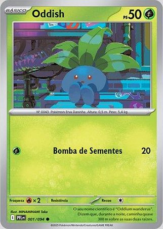 Oddish (001/094) ( Normal - Fogo Fantasmagórico NM )