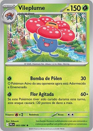 Vileplume (003/094) ( Foil - Fogo Fantasmagórico NM )