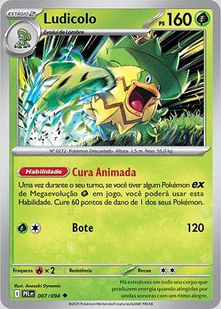 Ludicolo (007/094) ( Reverse Foil - Fogo Fantasmagórico NM )