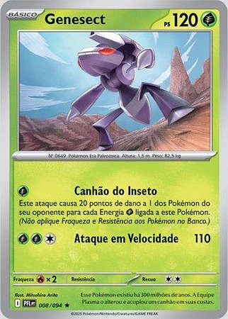 Genesect (008/094) ( Foil - Fogo Fantasmagórico NM )