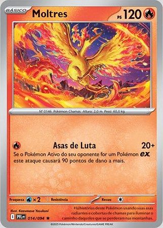 Moltres (014/094) ( Foil - Fogo Fantasmagórico NM )