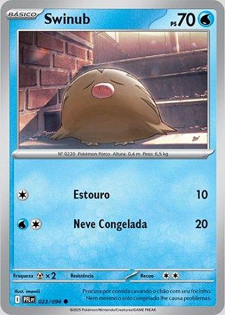 Swinub (023/094) ( Reverse Foil - Fogo Fantasmagórico NM )