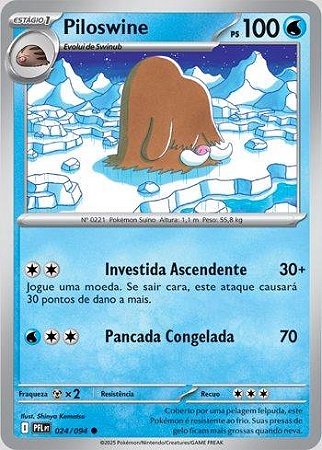 Piloswine (024/094) ( Normal - Fogo Fantasmagórico NM )