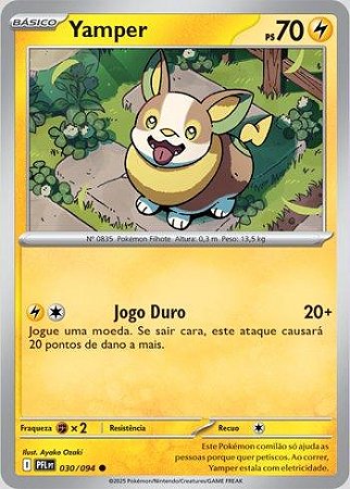 Yamper (030/094) ( Normal - Fogo Fantasmagórico NM )