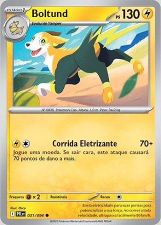 Boltund (031/094) ( Normal - Fogo Fantasmagórico NM )