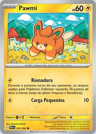 Pawmi (032/094) ( Normal - Fogo Fantasmagórico NM )