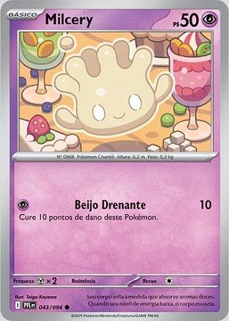 Milcery (043/094) ( Normal - Fogo Fantasmagórico NM )