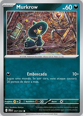 Murkrow (057/094) ( Normal - Fogo Fantasmagórico NM )