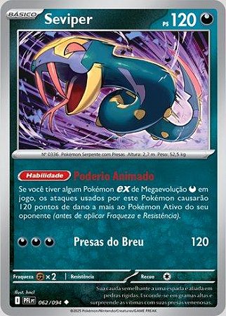 Seviper (062/094) ( Normal - Fogo Fantasmagórico NM )