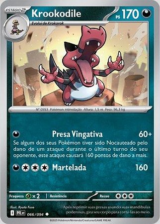 Krookodile (066/094) ( Normal - Fogo Fantasmagórico NM )