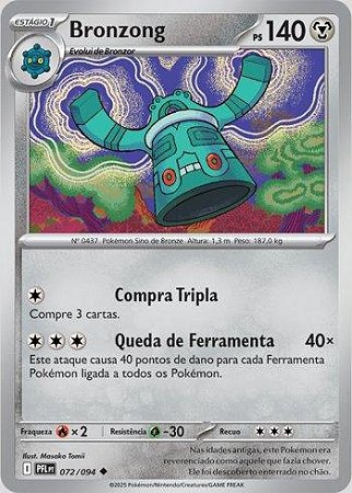 Bronzong (072/094) ( Normal - Fogo Fantasmagórico NM )