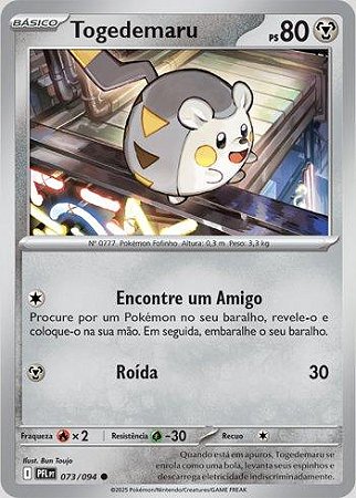 Togedemaru (073/094) ( Normal - Fogo Fantasmagórico NM )