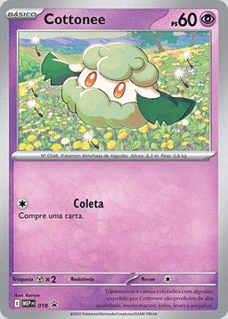 Cottonee (018/∞) ( Foil - Mega Evolution Promos NM )