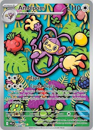 Ambipom (107/094) ( Foil - Fogo Fantasmagorico NM )
