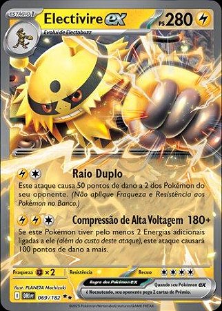 Electivire ex (069/182) ( Foil - Fenda Paradoxal NM )