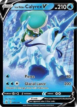 Calyrex Cavaleiro Glacial-V (45/198) ( Foil - Reinado Arrepiante NM )
