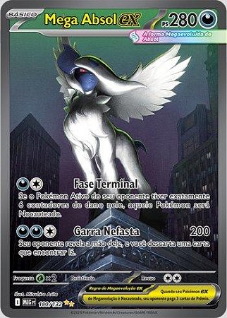 Mega Absol ex (180/132) ( Foil - Megaevolução NM )