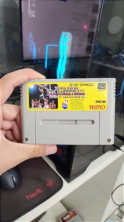 TECMO SUPER NBA BASKETBALLS - Super Famicom ( USADO )
