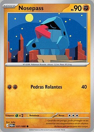 Nosepass (037/88) ( Reverse Foil - Equilibrio Perfeito NM )