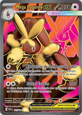 Mega Lopunny ex (115/094) ( Foil - Fogo Fantasmagórico NM )