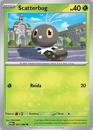 Scatterbug (007/88) ( Reverse Foil - Equilibrio Perfeito NM )
