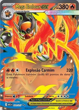 Mega Emboar ex (031/217) ( Foil - Heróis Excelsos NM )