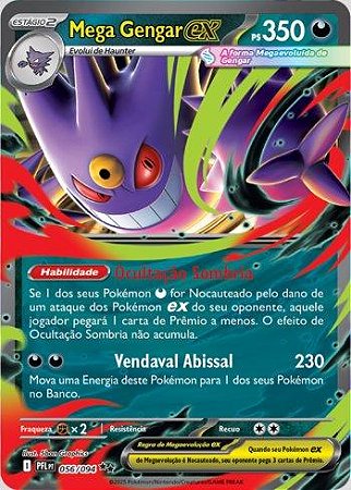 Mega Gengar ex (056/094) ( Foil - Fogo Fantasmagórico NM )