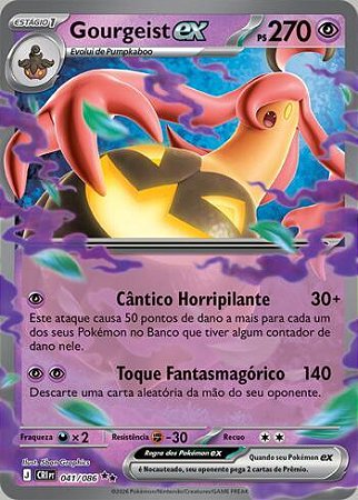 Gourgeist ex (041/086) ( Foil - Caos Ascendentes NM )