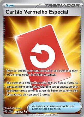 Cartão Vermelho Especial (113/086) ( Foil - Caos Ascendentes NM )