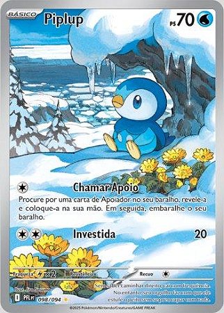 Piplup (098/094) ( Foil - Fogo Fantasmagórico NM )