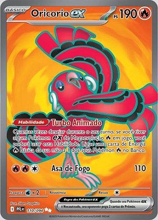 Oricorio ex (110/094) ( Foil - Fogo Fantasmagórico NM )