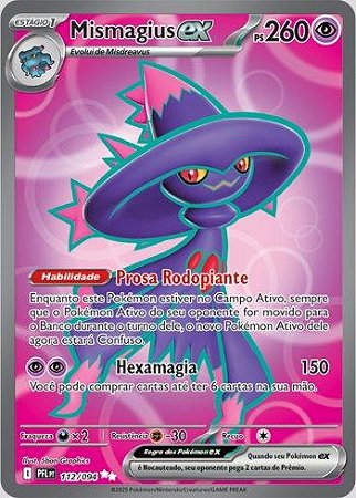 Mismagius ex (112/094) ( Foil - Fogo Fantasmagorico NM )