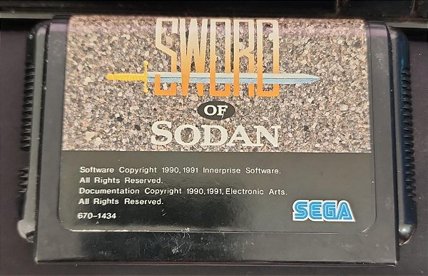 Sword of Sodan - Mega Drive JP ( USADO )