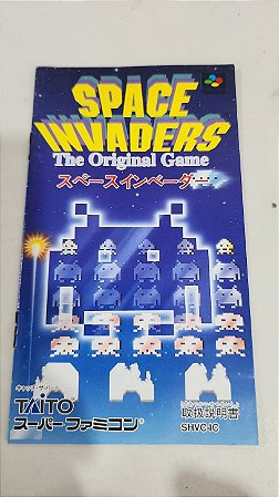 Manual Space Invaders - Super Famicom ( USADO )
