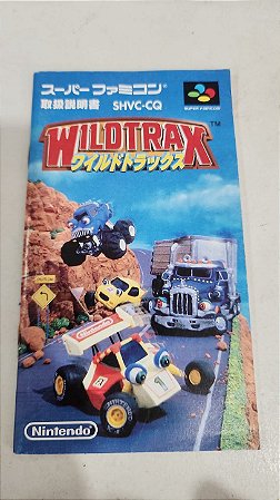 Manual Wildtrax - Super Famicom ( USADO )