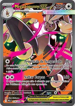 Mega Lopunny ex (128/094) ( Foil - Fogo Fantasmagorico NM )