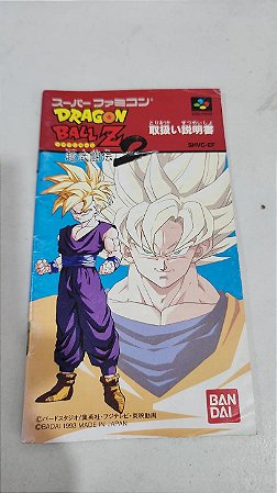 Manual Dragon Ball Z 2 - Super Famicom ( USADO )
