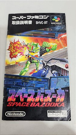 Manual Space Bazooka - Super Famicom ( USADO )