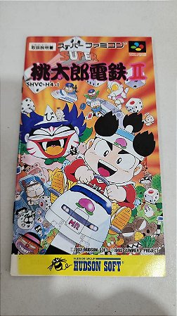 Manual Super Momotaro Dentetsu II - Super Famicom ( USADO )