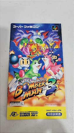 Manual Bomberman 3 - Super Famicom ( USADO )