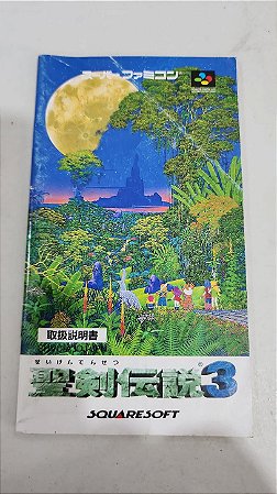 Manual Secret Of Mana 3 - Super Famicom ( USADO )