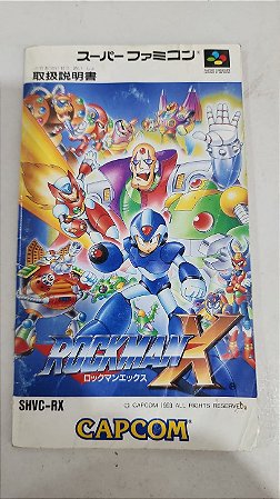 Manual Rockman X - Super Famicom ( USADO )
