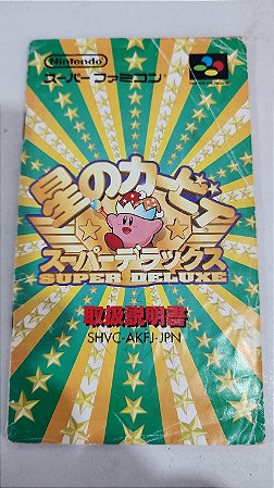 Manual Kirby Super Deluxe - Super Famicom ( USADO )