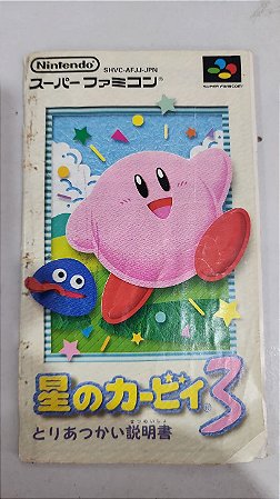 Manual Kirby Dream Land 3 - Super Famicom ( USADO )