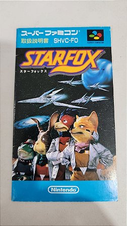Manual Star Fox - Super Famicom ( USADO )