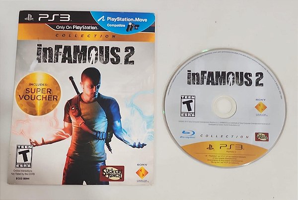 Infamous 2 Colletion - PS3 ( USADO Capa Papelão )