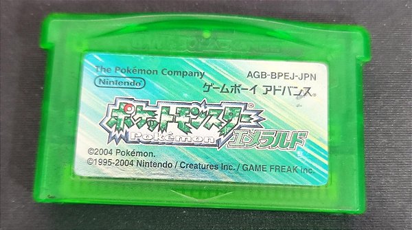 Pokemon Emerald - Game Boy Advance JP ( USADO )