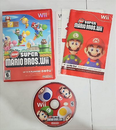 New super mario bros.wii- nintendo wii- original